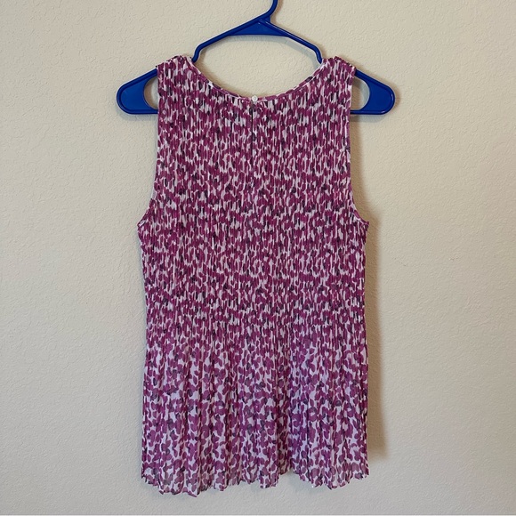 Halogen sleeveless purple blouse | Medium - Picture 2 of 6